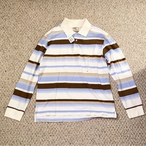 NWT Timberland Men’s Vintage Stratham Issue Outdoor Rugby Long Sleeve Polo